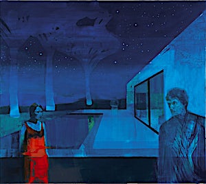 Kenneth Blom: Stjernenatt, 2015, 170 x 190 cm